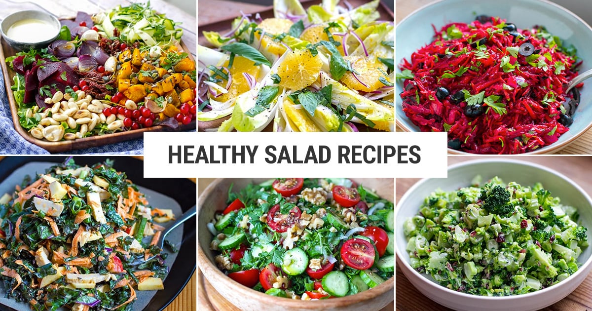Healthy Salads - Cooked & Loved