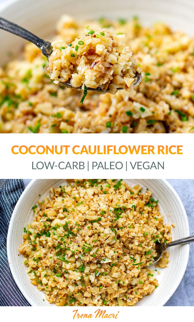 The BEST Coconut Cauliflower Rice