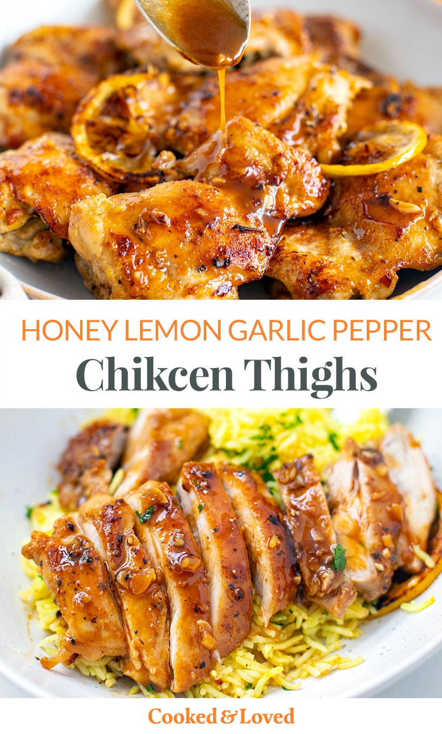 Honey Lemon Garlic Pepper Chicken Thighs - Recipe Concepts
