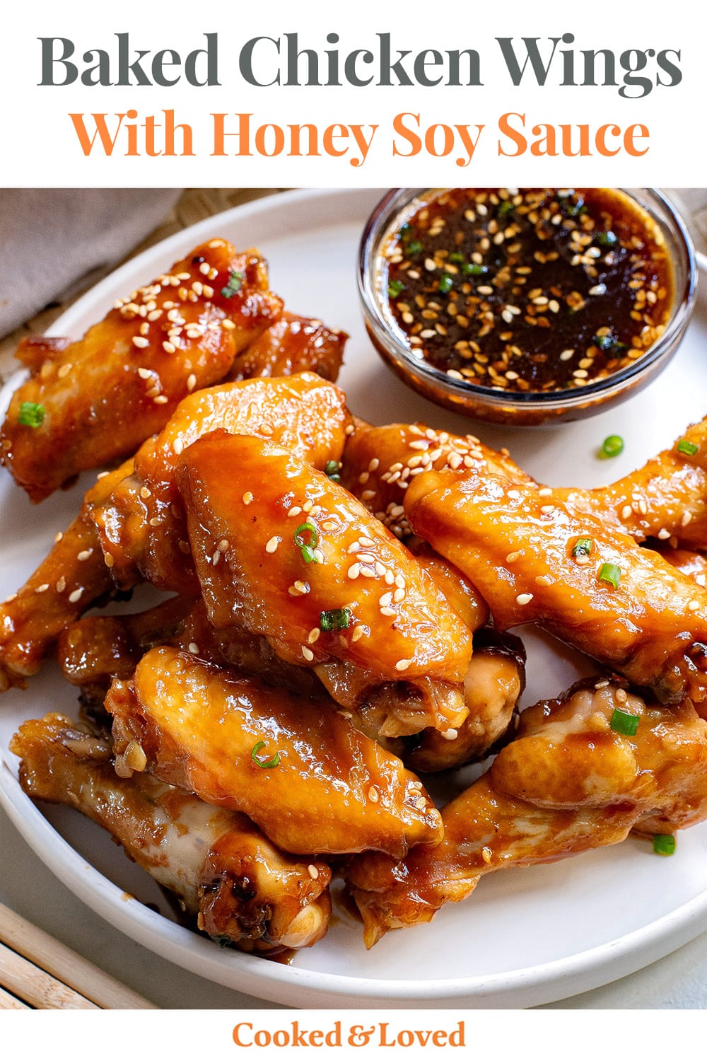 Baked Honey Soy Chicken Wings - Recipe OCean