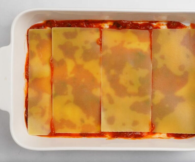 Vegetable Cottage Cheese Lasagna
