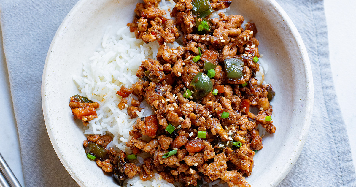 Easy Chicken Mince Stir Fry - Go Healthy Ever After