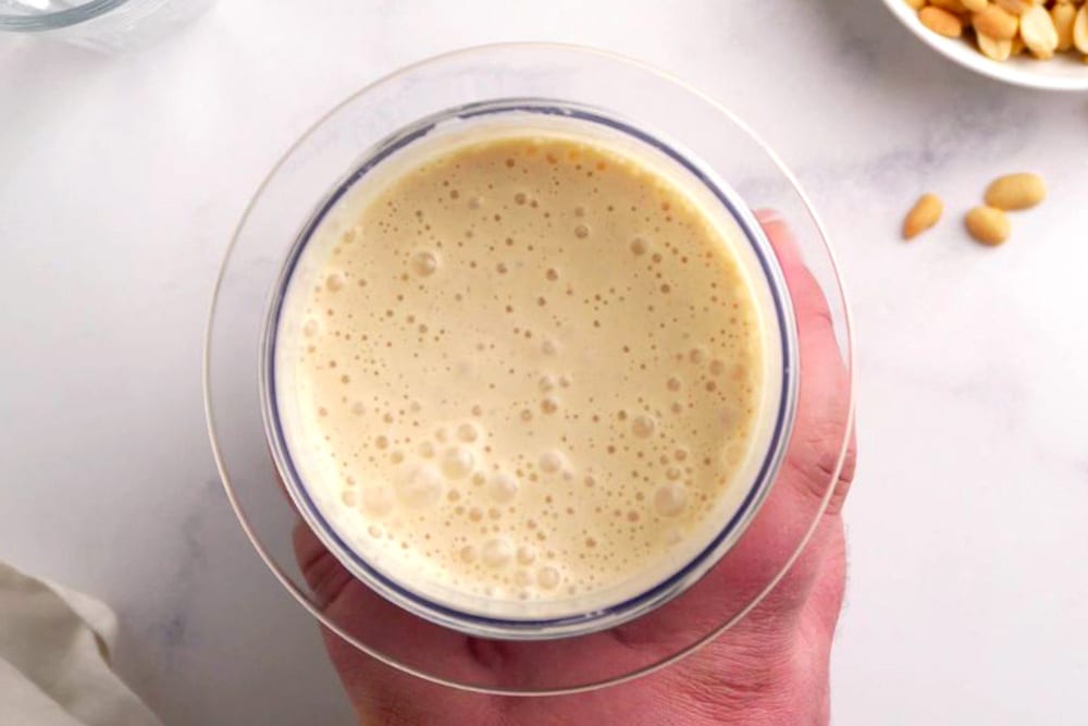 how to make peanut butter banana smoothie part 2