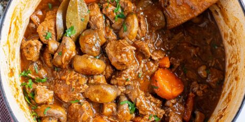 Beef and mushroom stew recipe