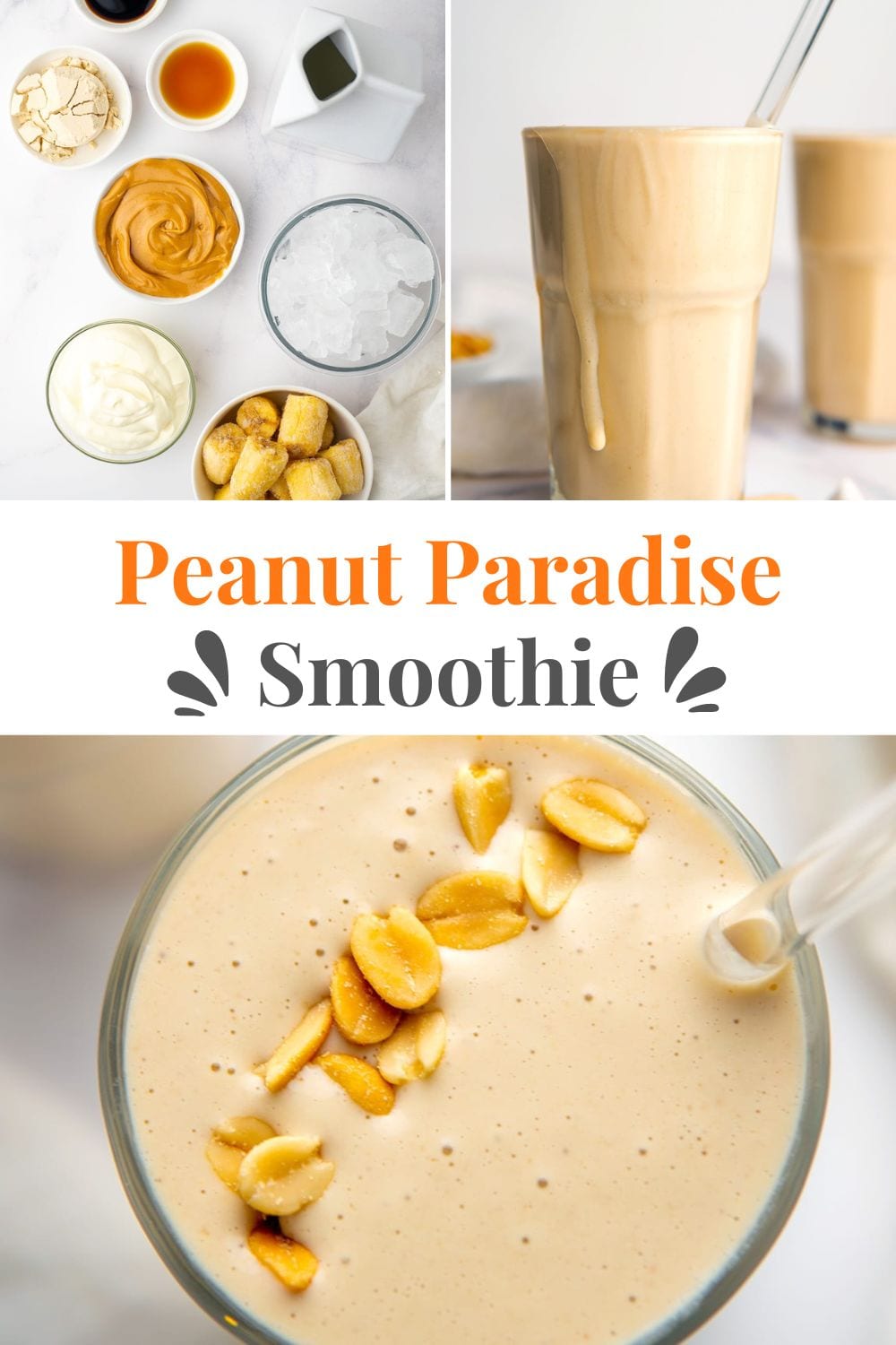 Peanut Paradise Tropical Smoothie