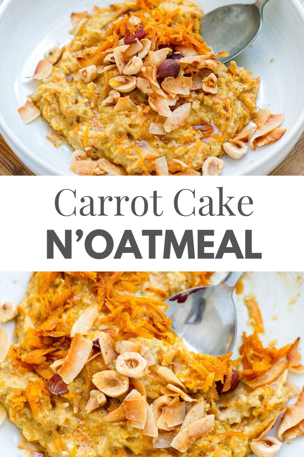 Carrot Cake N'Oatmeal Porridge