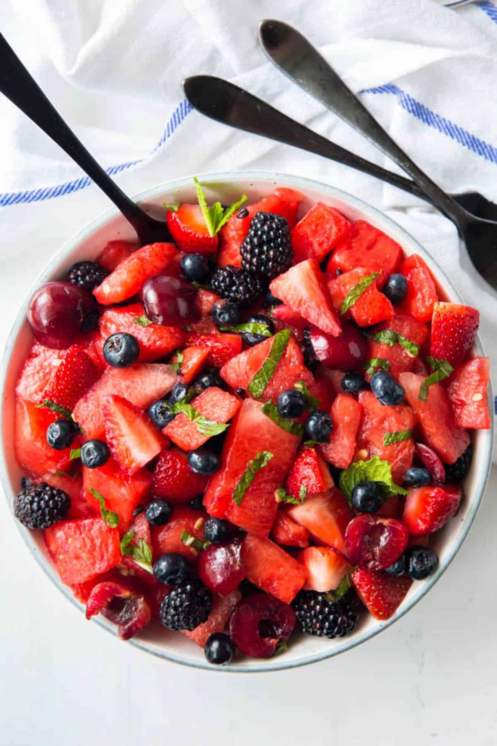 Watermelon And Berry Salad