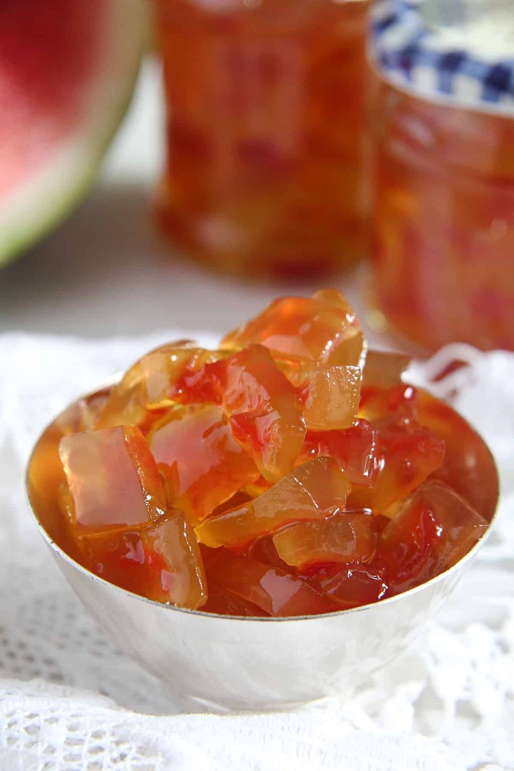 Candied Watermelon Rind or Watermelon Rind Jam