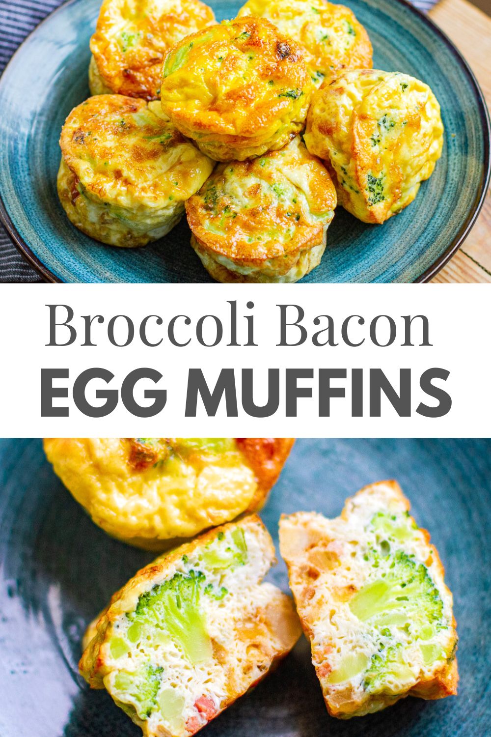 Broccoli Bacon Egg Muffins