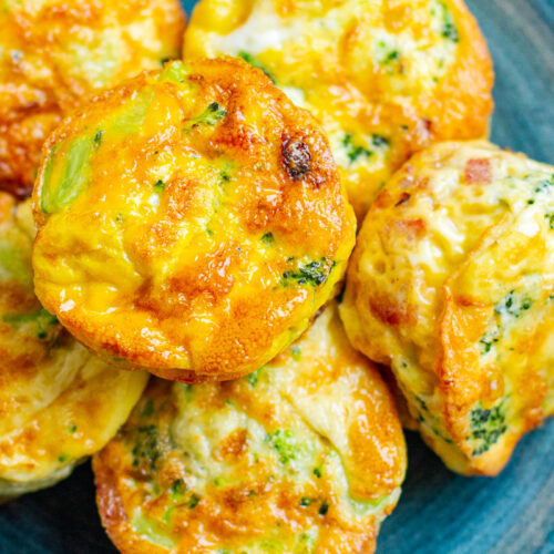 Broccoli bacon egg muffins recipe